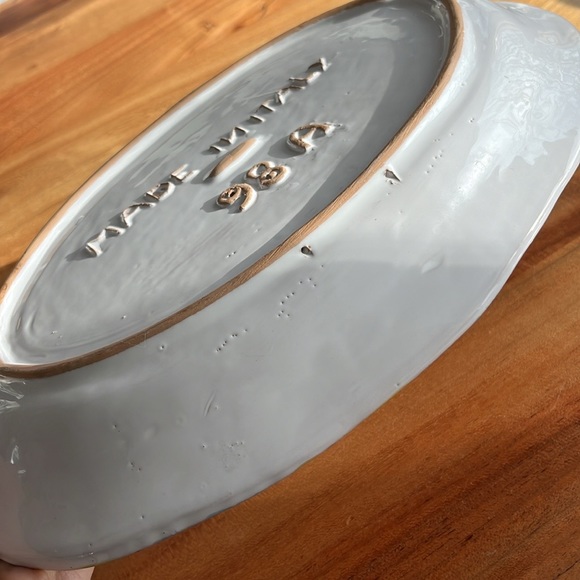 Collectable Nino Parrucca Oval Ceramic Platter - Picture 9 of 10
